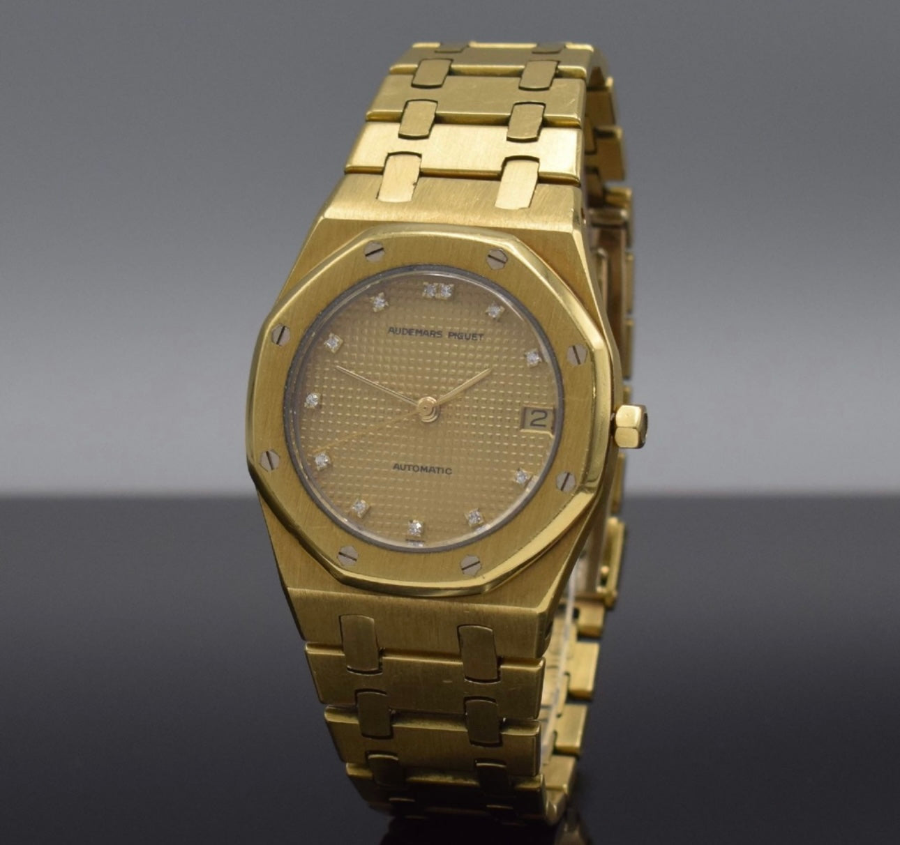 AUDEMARS PIGUET seltene Herrenarmbanduhr Royal Oak in
GG 750/000 B-Serie