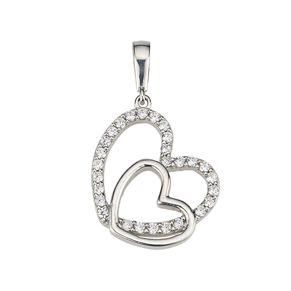 Silber Anhänger Herzen