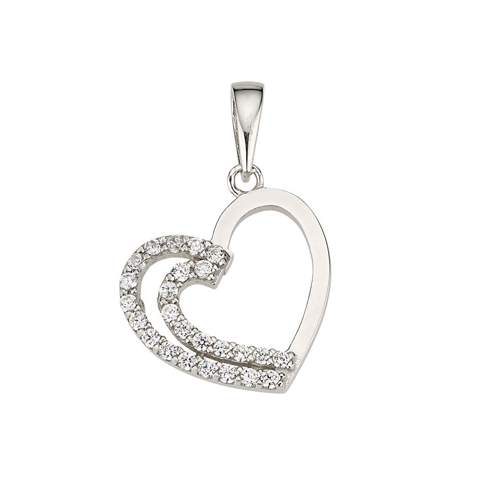 Silber Anhänger Herzen