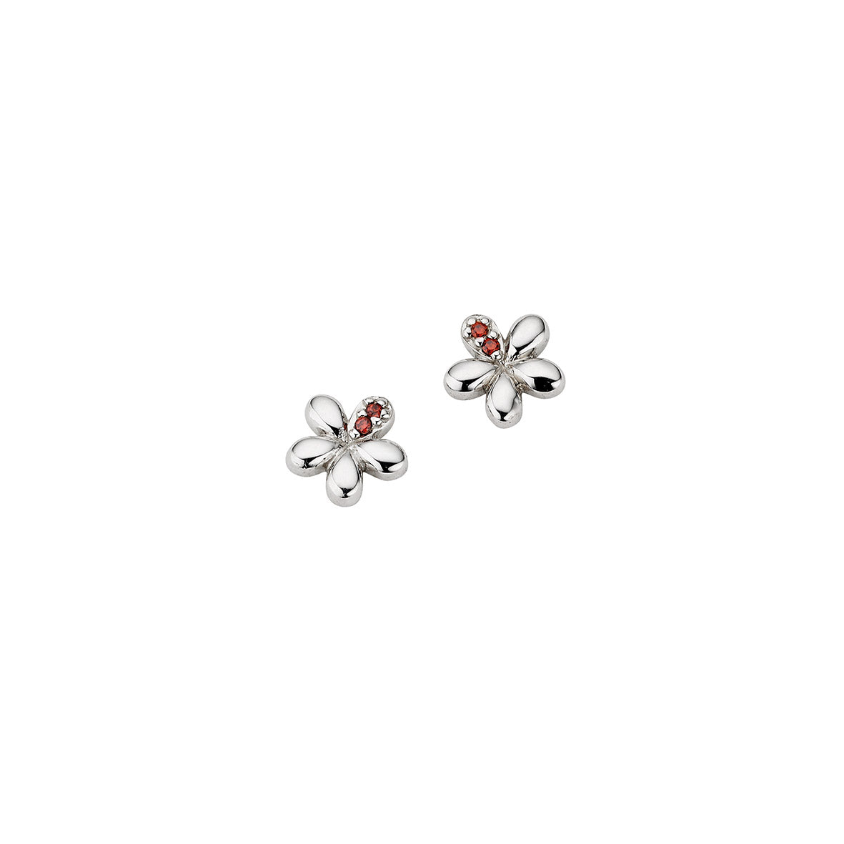 Silber Ohrstecker Blüte