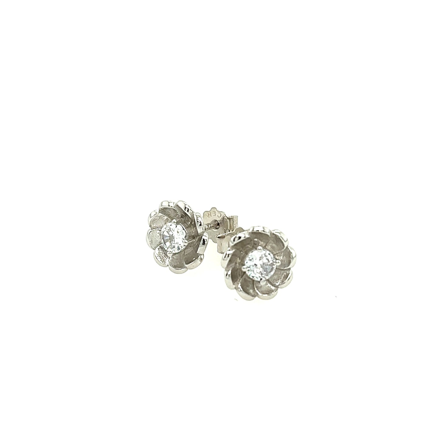 Silber Ohrstecker | Blüte