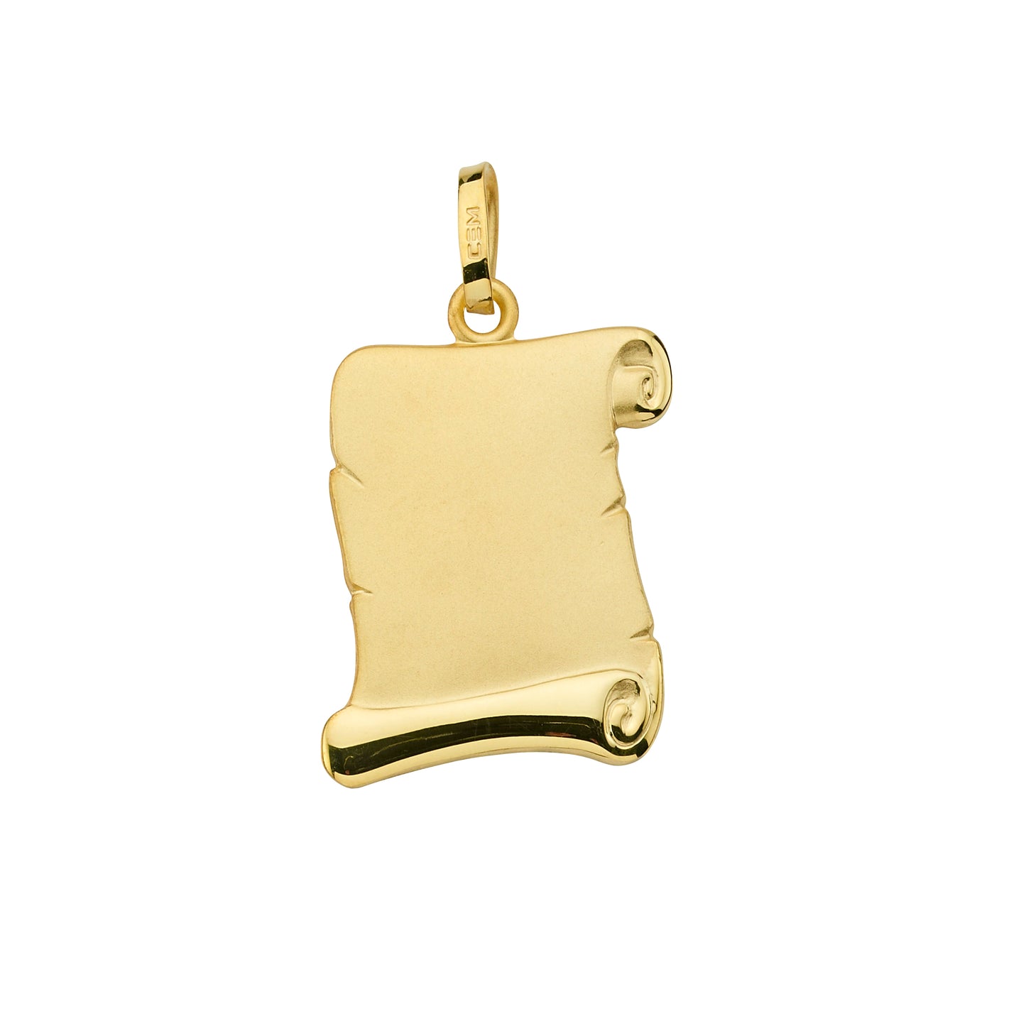 333/- Gravurplatte Schriftrolle