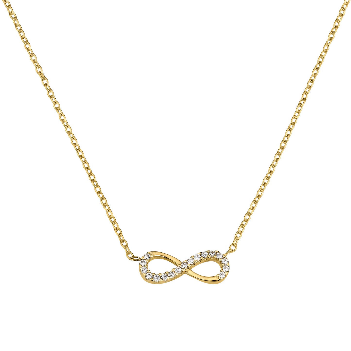 333/- Collier mit Unendlich