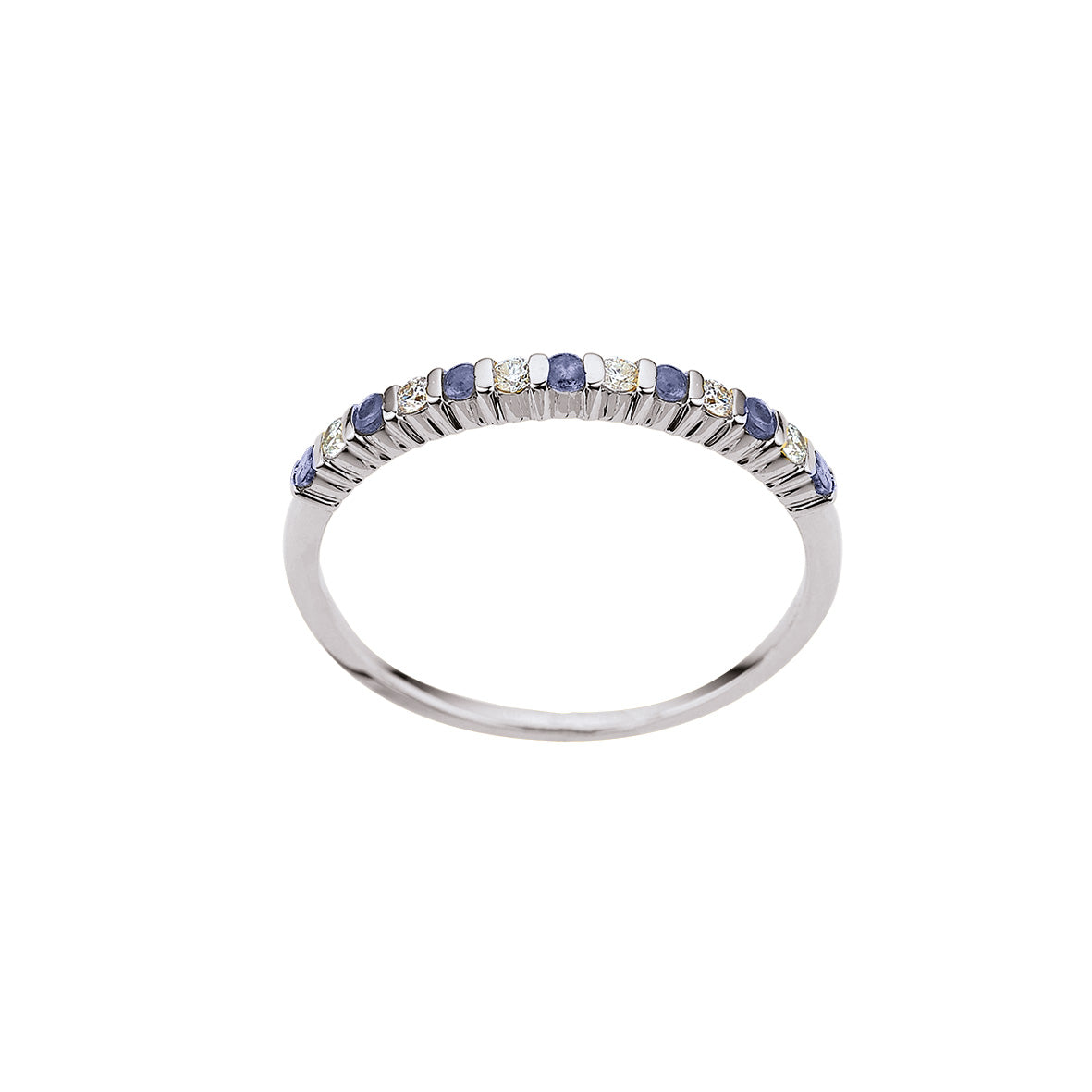 585/- Damenring | Saphir u. Brillant