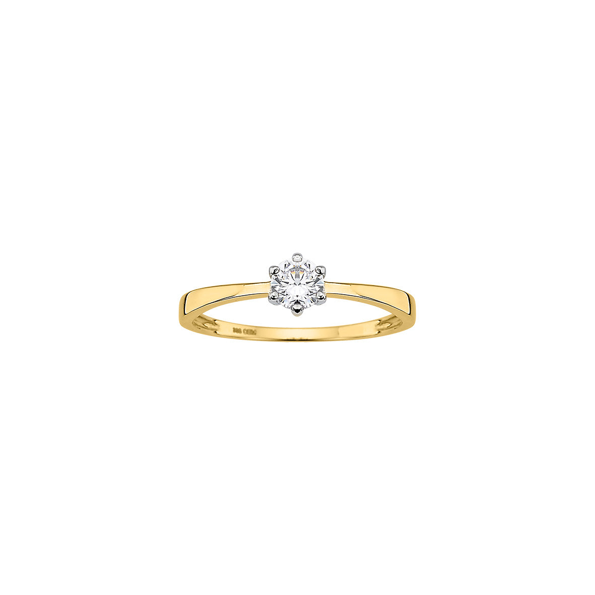 333/- Solitaire-Ring | Zirkonia