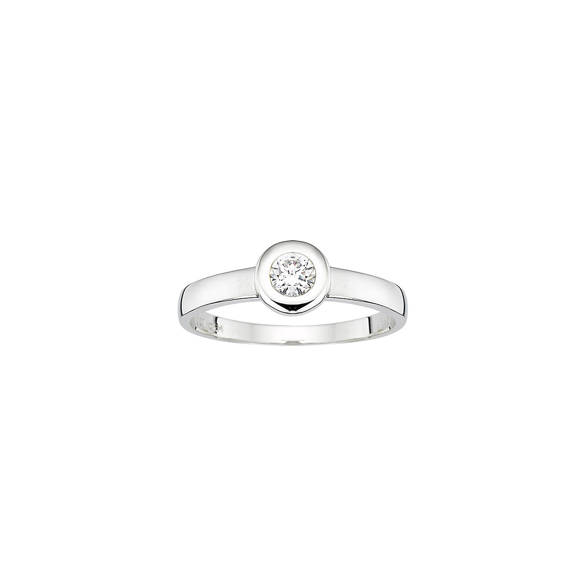 333/- Solitaire-Ring | Zirkonia