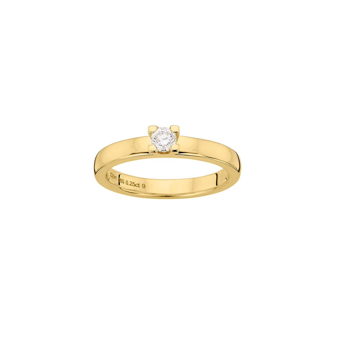 585/- Damenring | 0,25 ct.