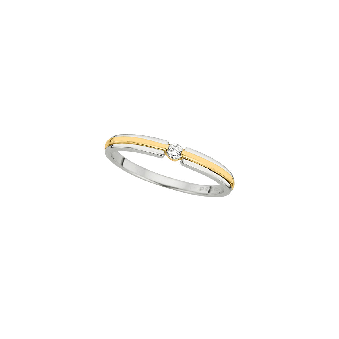 585/- Solitaire-Ring | 0,05 ct.