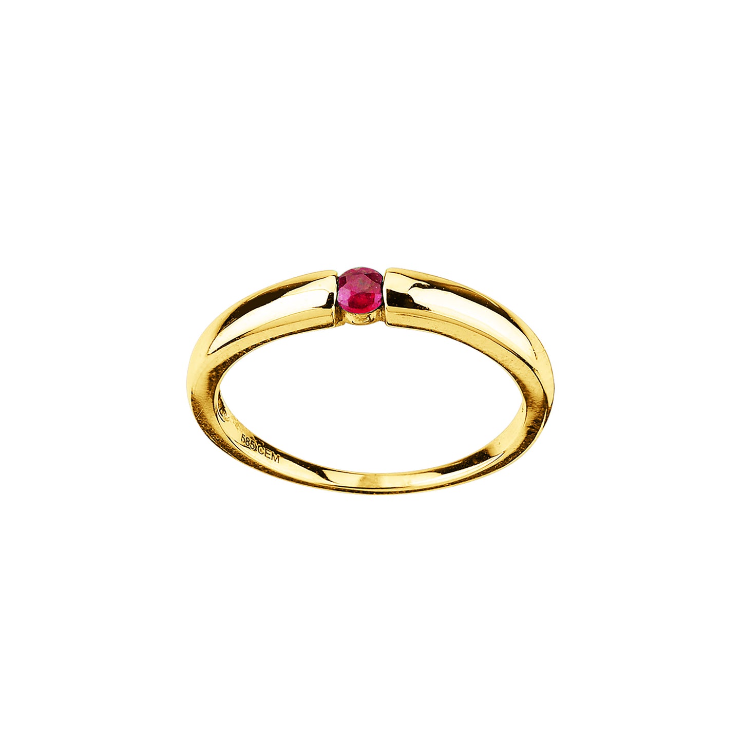 585/- Damenring | Rubin