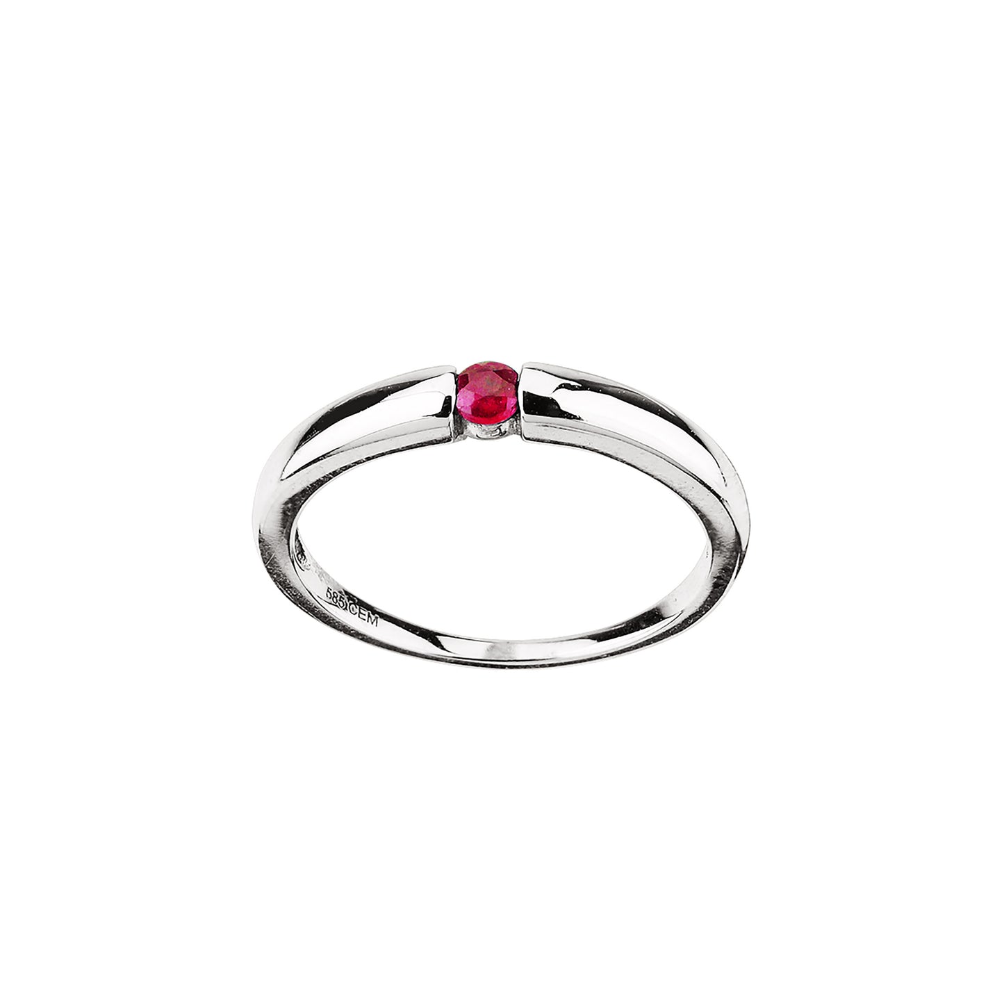 585/- Damenring | Rubin