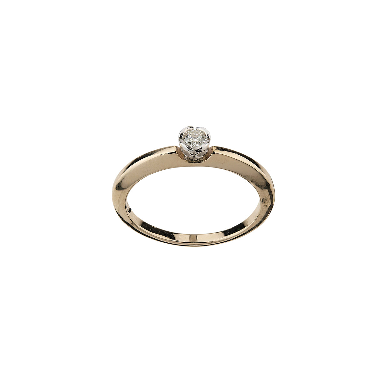585/- Solitaire-/Antragsring | 0,10 ct. wsi