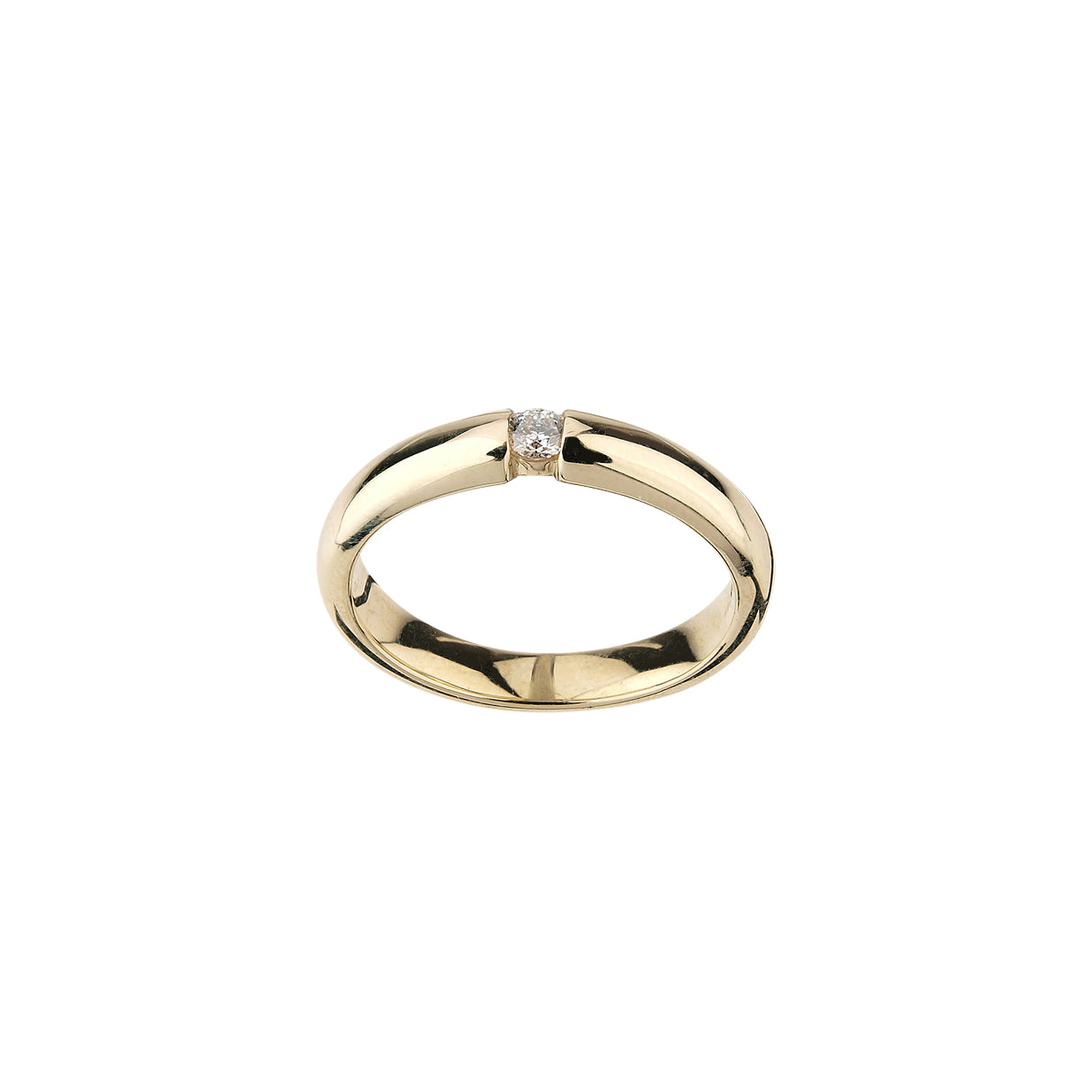 585/- Damenring | 0,10 ct. wsi