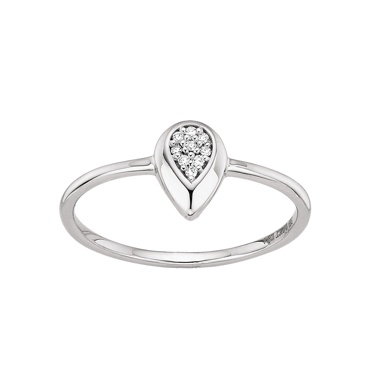 585/- Damenring | 0,04 ct.