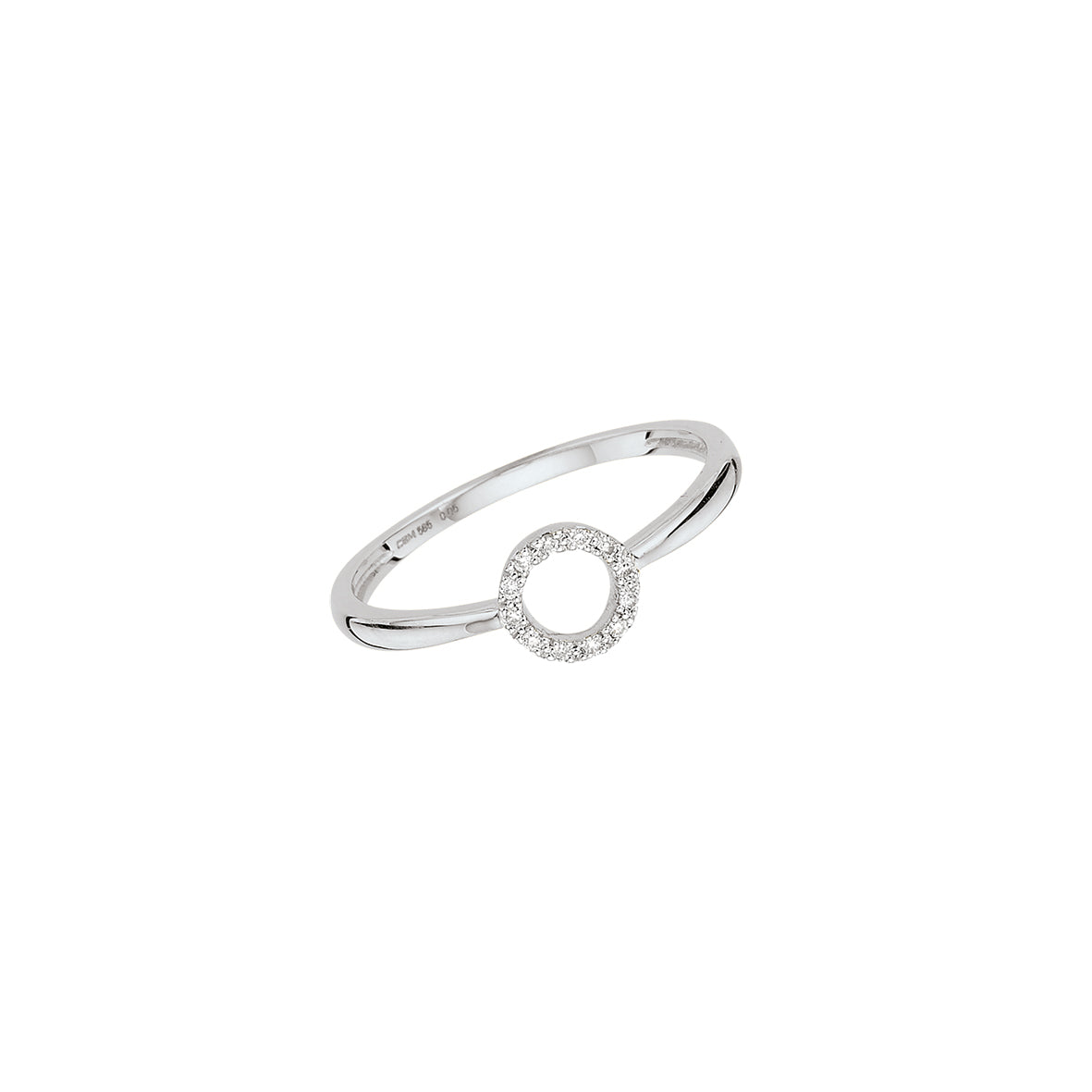 585/- Damenring | 0,05 ct.