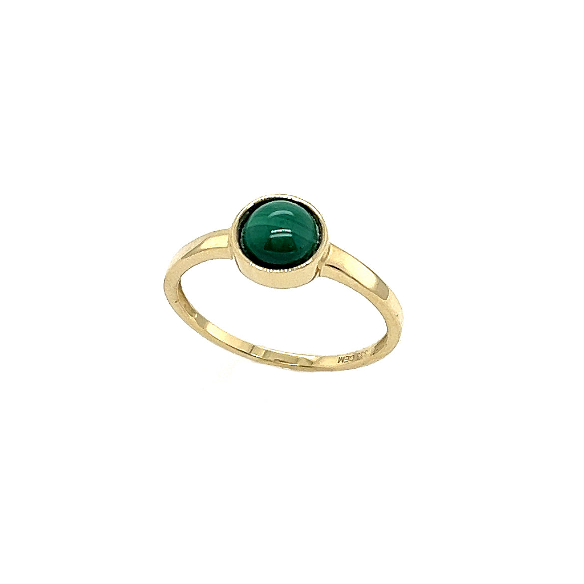 333/- Damenring | Zirkonia grün u. weiß
