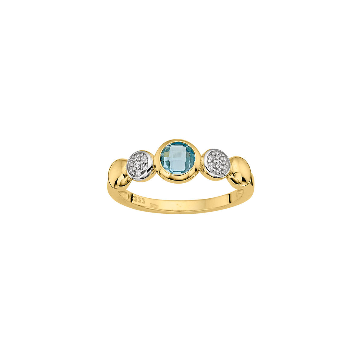333/- Damenring | Blautopas
