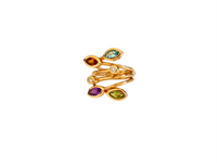 Goldring 585 14K Rosé FS Bunt Brillanten Si/ TW 2 0,16 ct