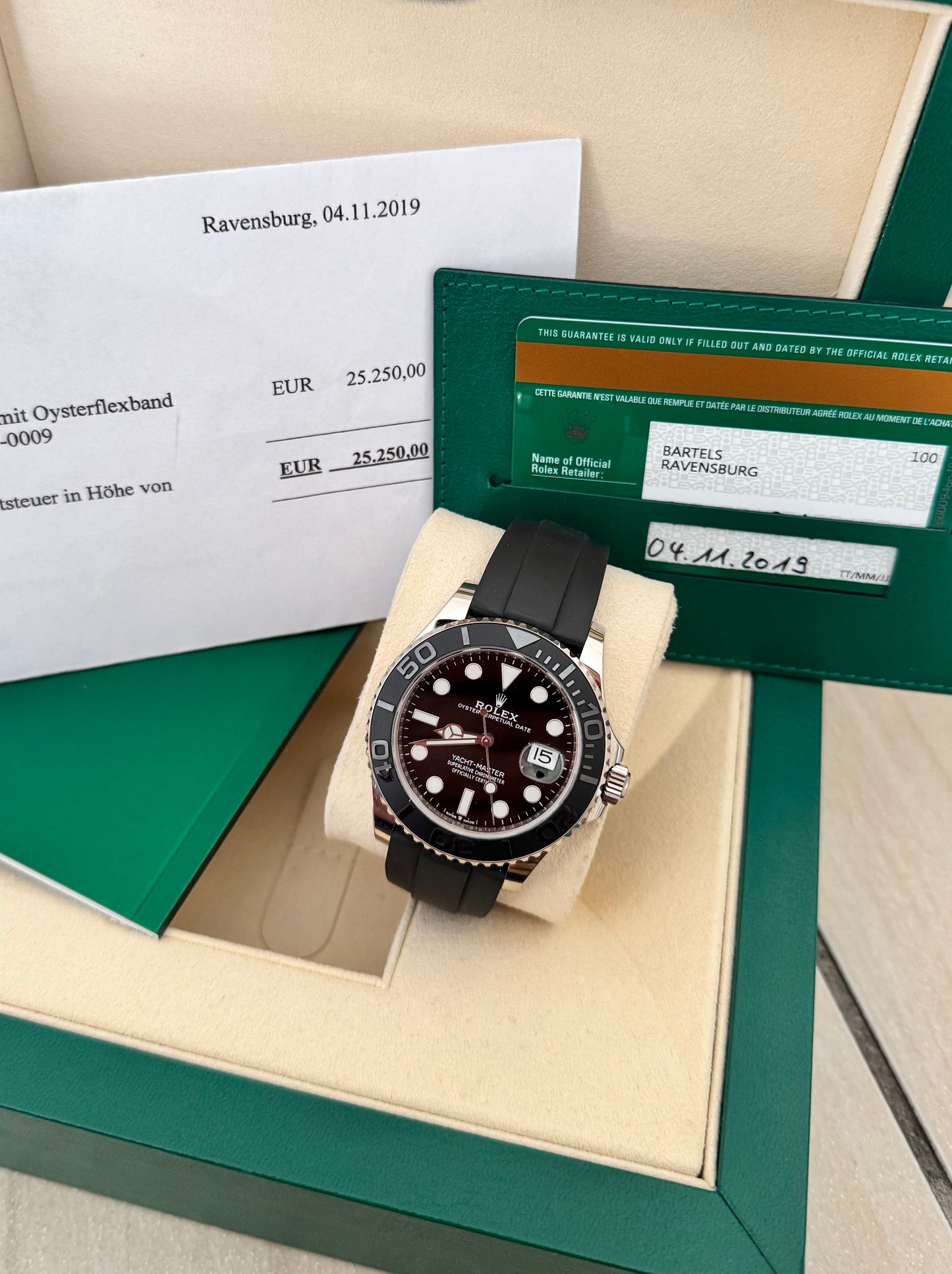 Rolex Yacht-Master 42 226659 Fullset Weißgold 2019