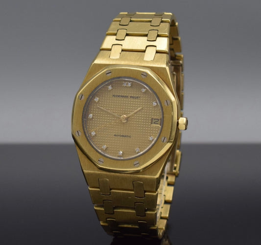 AUDEMARS PIGUET seltene Herrenarmbanduhr Royal Oak in
GG 750/000 B-Serie