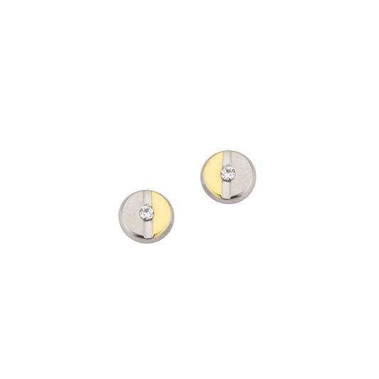 Titan Ohrstecker bicolor