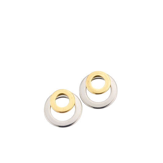 Titan Ohrstecker bicolor