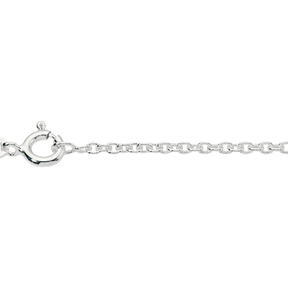 925/- Rundanker rhodiniert 42 cm RA050 / 1,8 mm