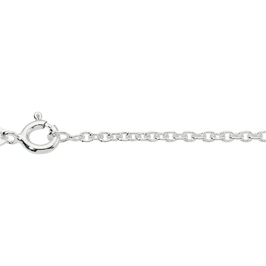 925/- Rundanker rhodiniert 42 cm RA050 / 1,8 mm