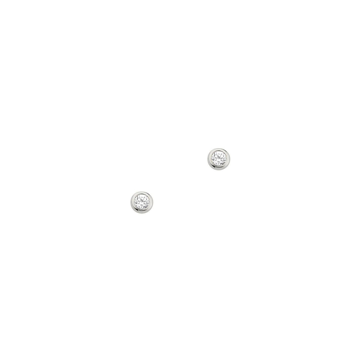 Silber Ohrstecker 2,0 mm