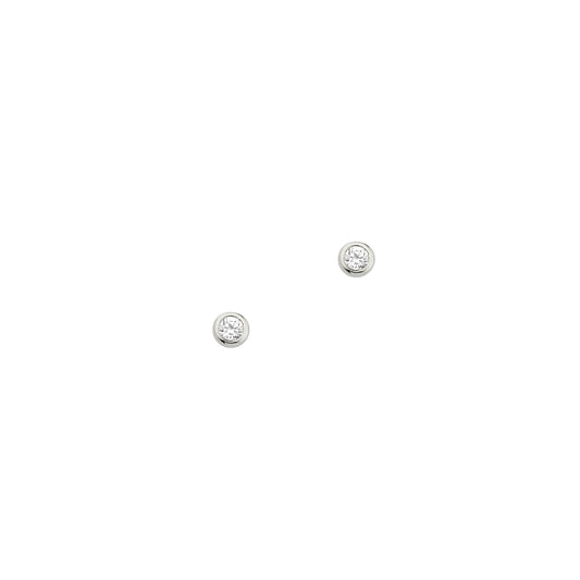 Silber Ohrstecker 2,0 mm