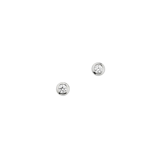 Silber Ohrstecker 2,5 mm