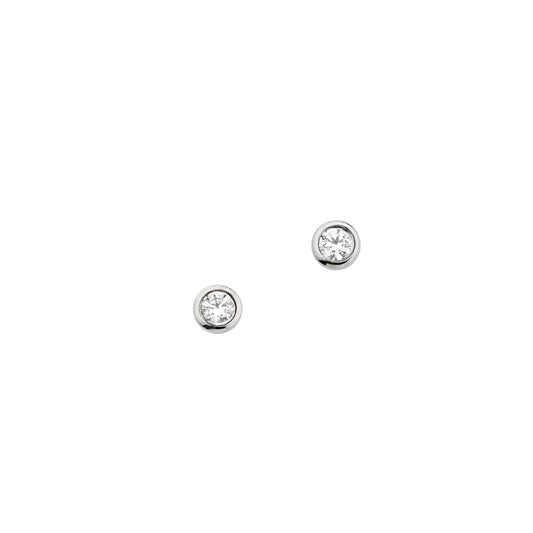 Silber Ohrstecker 3,0 mm