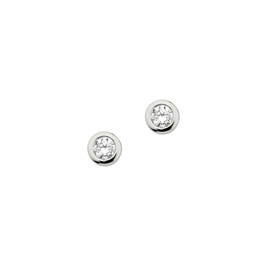Silber Ohrstecker 3,5 mm