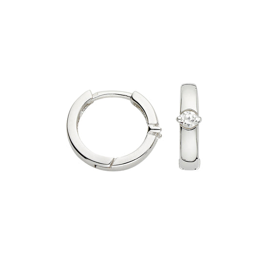 Silber Creolen 15 mm