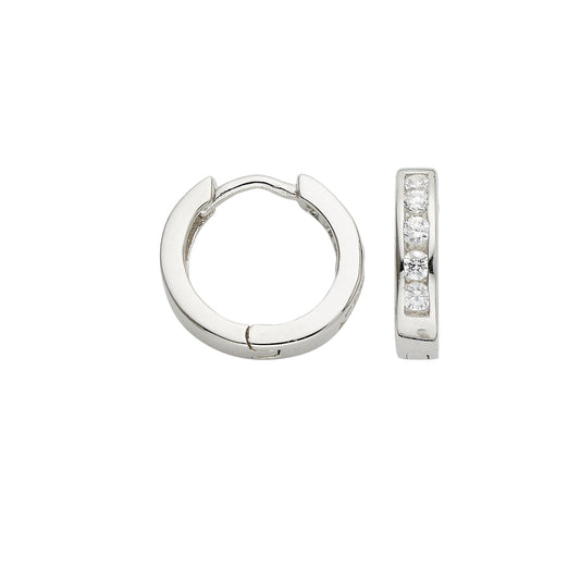 Silber Creolen 14 mm