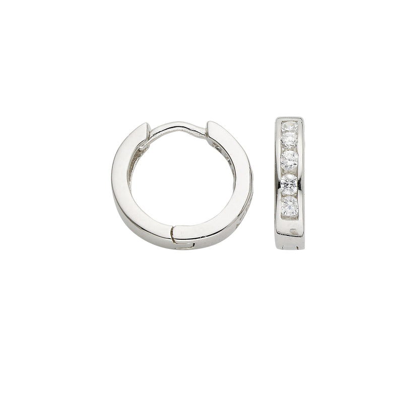 Silber Creolen 14 mm