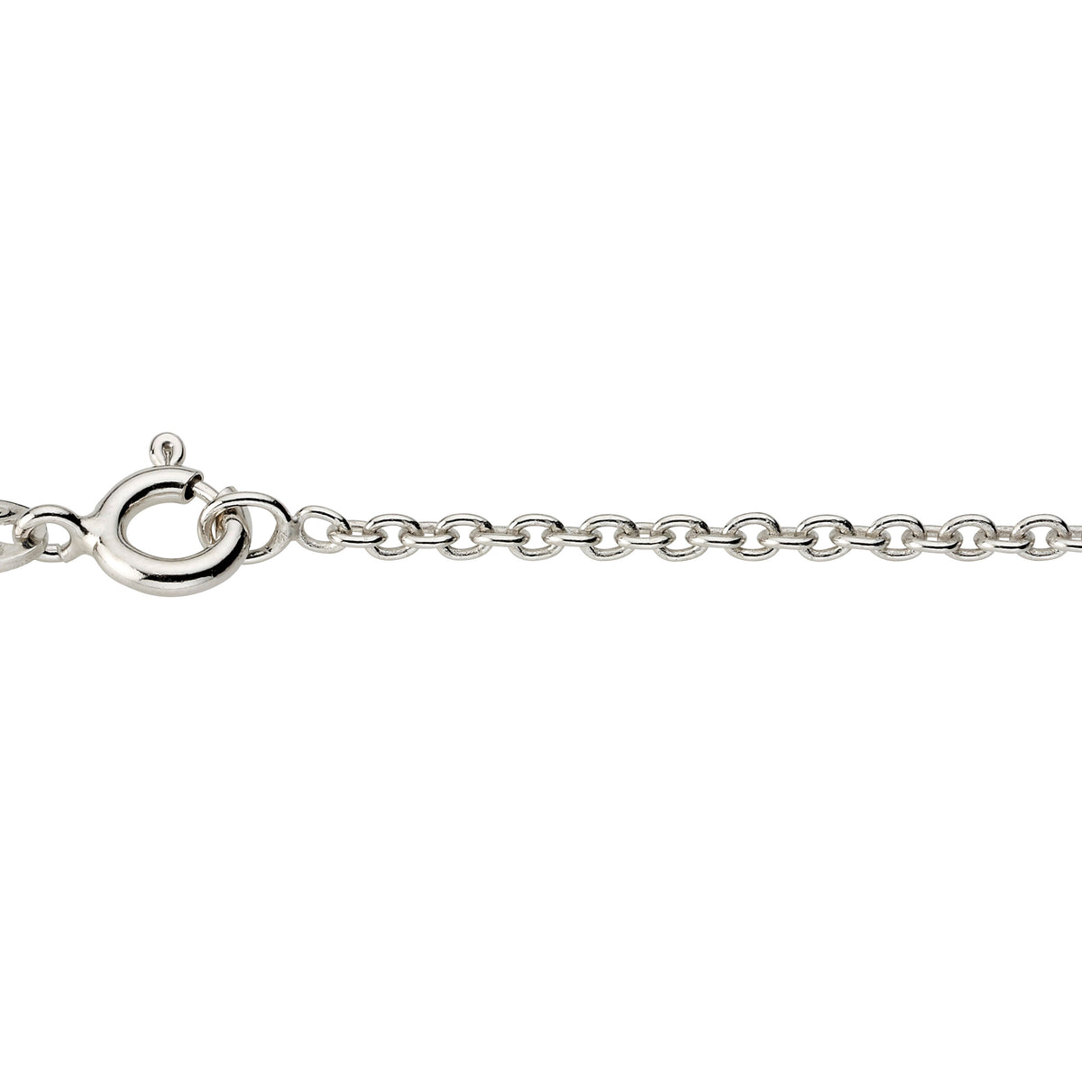 925/- Rundanker rhodiniert 45 cm RA050 / 1,8 mm