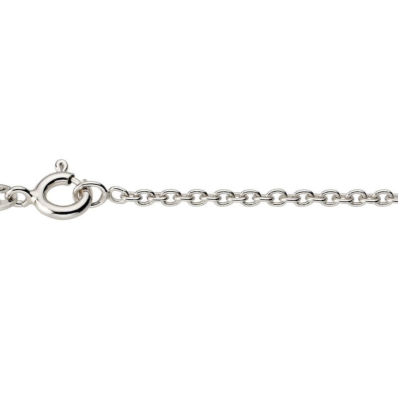 925/- Rundanker rhodiniert 45 cm RA050 / 1,8 mm