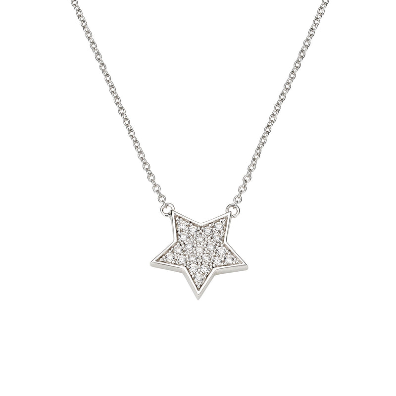 Silber Collier mit Stern