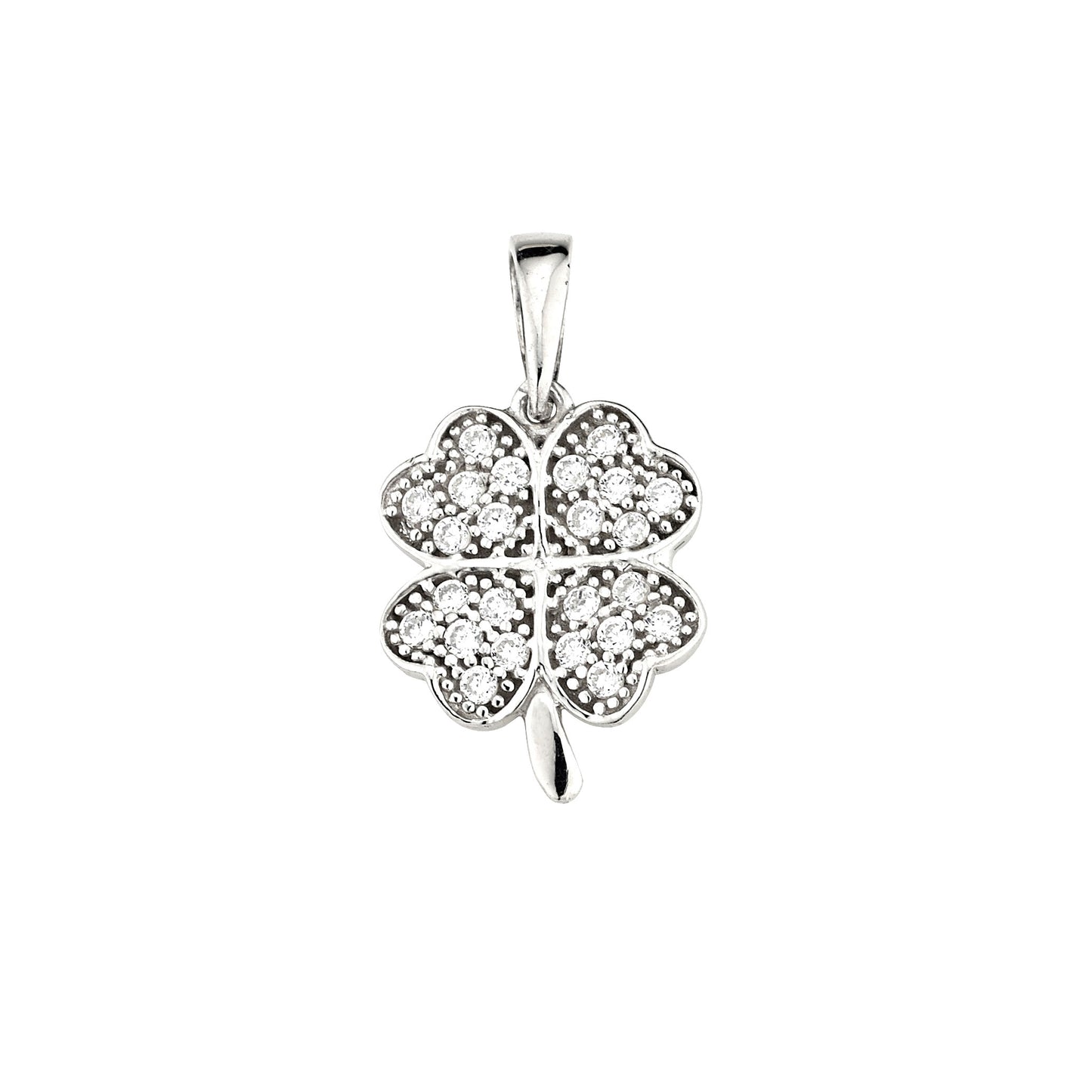 Silber Anhänger Kleeblatt