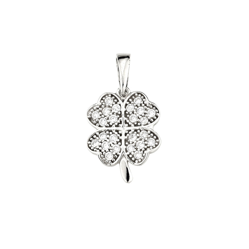 Silber Anhänger Kleeblatt