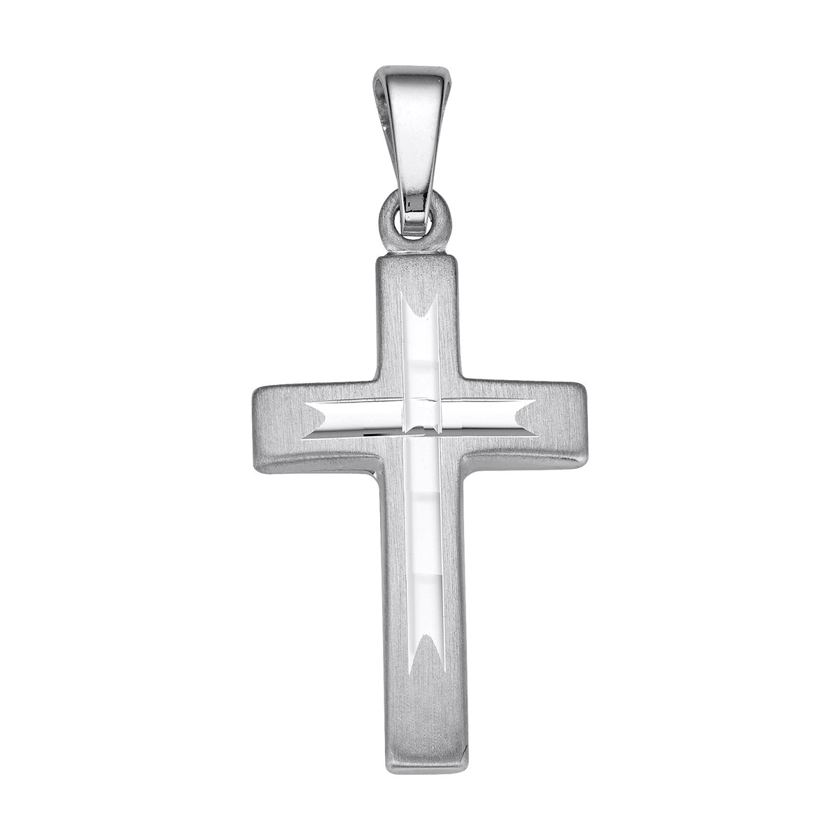 Silber Kreuz 18 mm