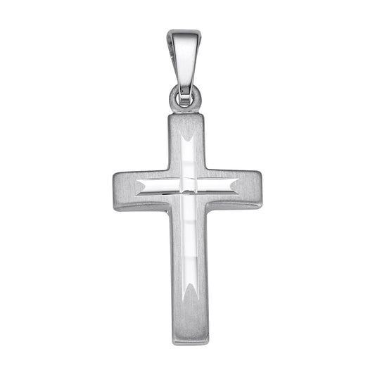 Silber Kreuz 18 mm