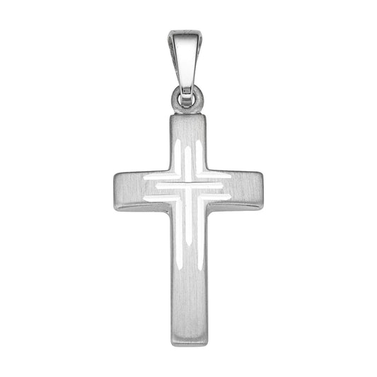 Silber Kreuz 18 mm