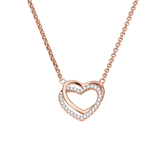 Silber Collier mit Herz
