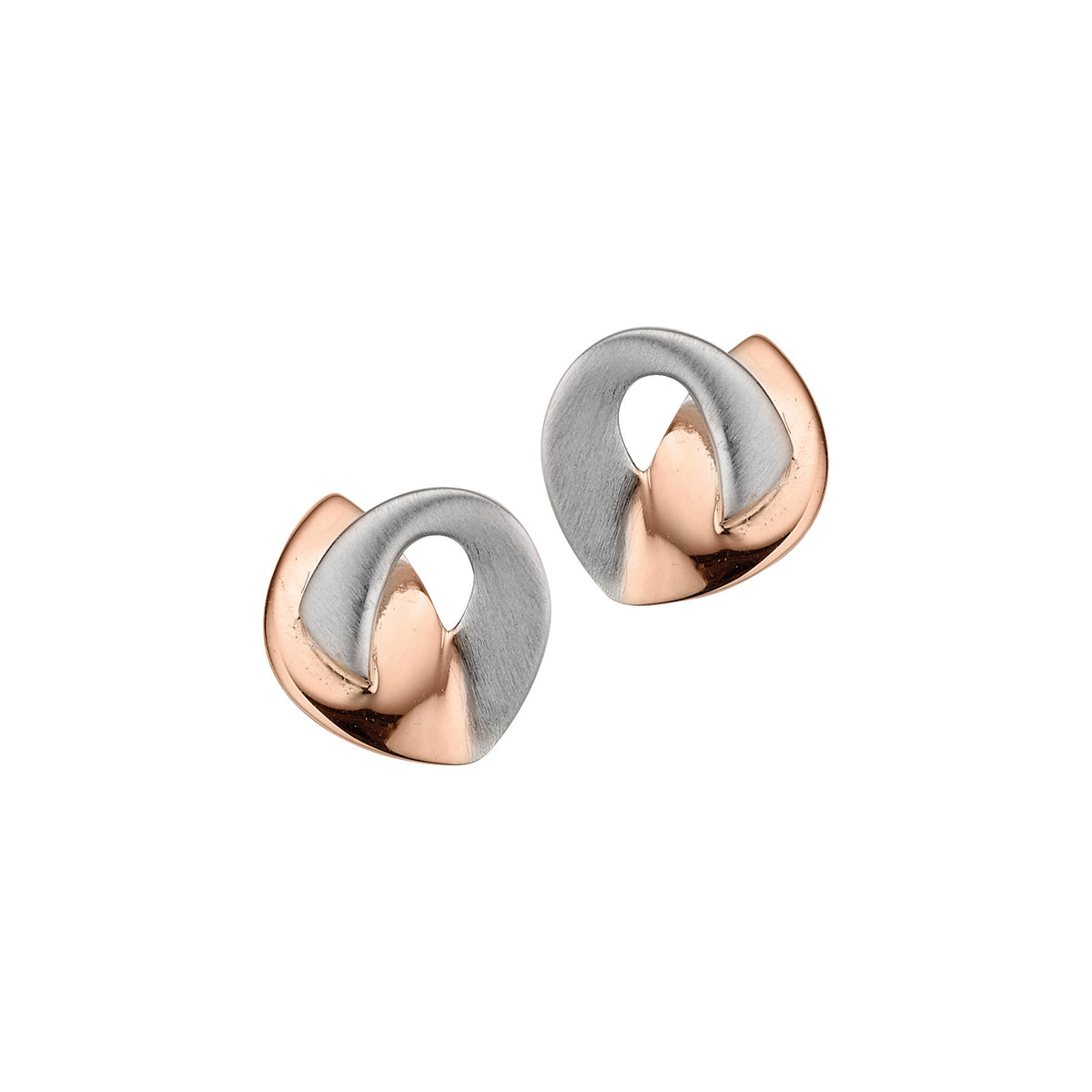 Silber Ohrstecker rosé