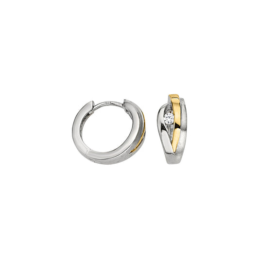 Silber Creolen 14 mm
