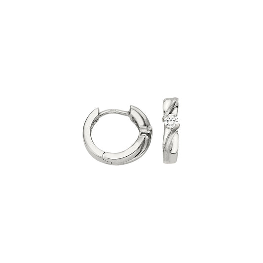 Silber Creolen 13 mm