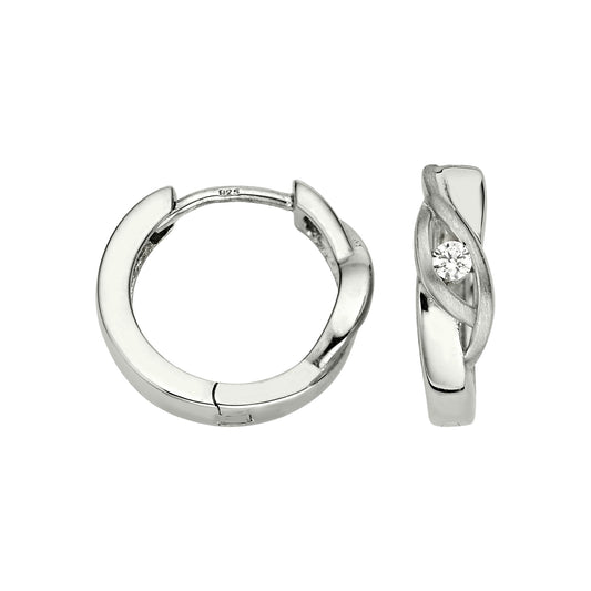 Silber Creolen 14 mm