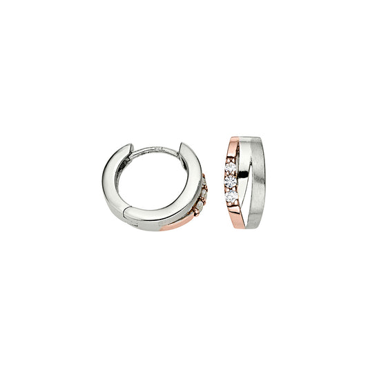 Silber Creolen 13,5 mm
