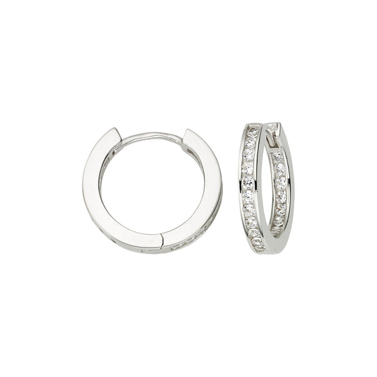 Silber Creolen 19 mm